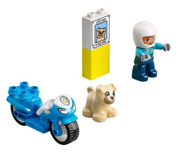 LEGO DUPLO 10967 Motocykl policyjny - 1035626 - zdjęcie 5